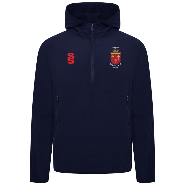 Romiley CC - Dual Elite 1/4 Zip Hoody / Rain Jacket